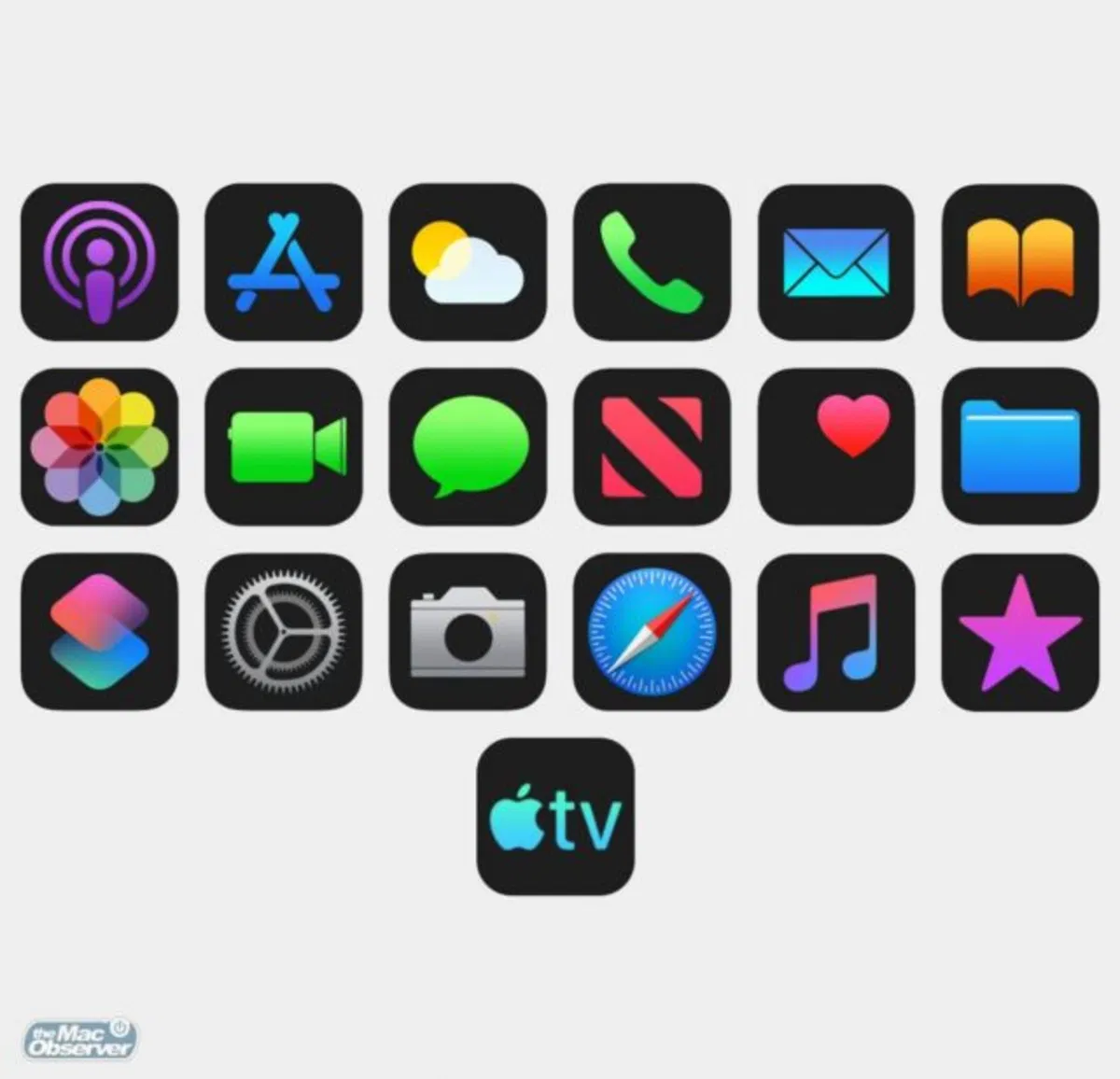 ios 18 dark mode app icons