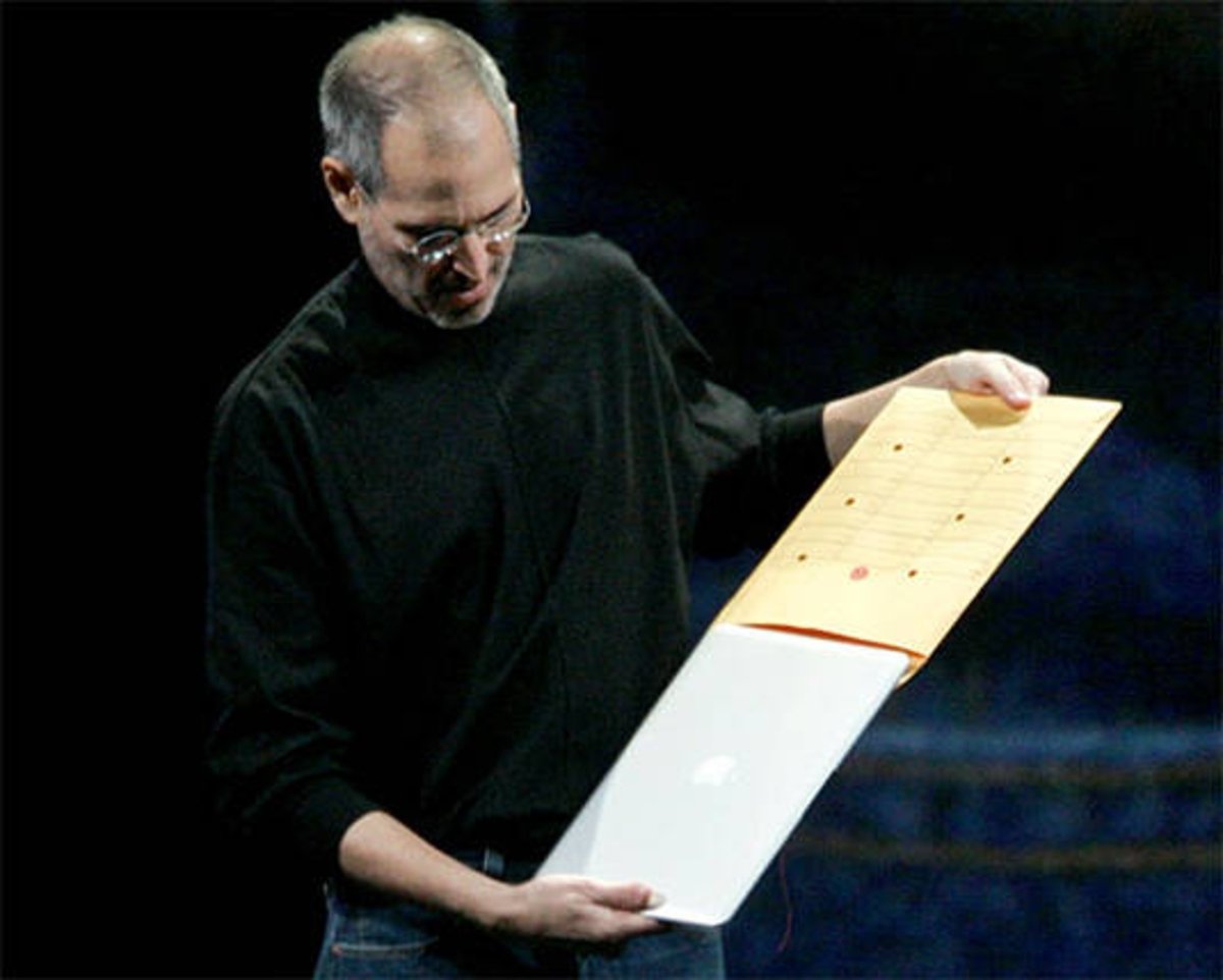 Steve Jobs con MacBook Air 