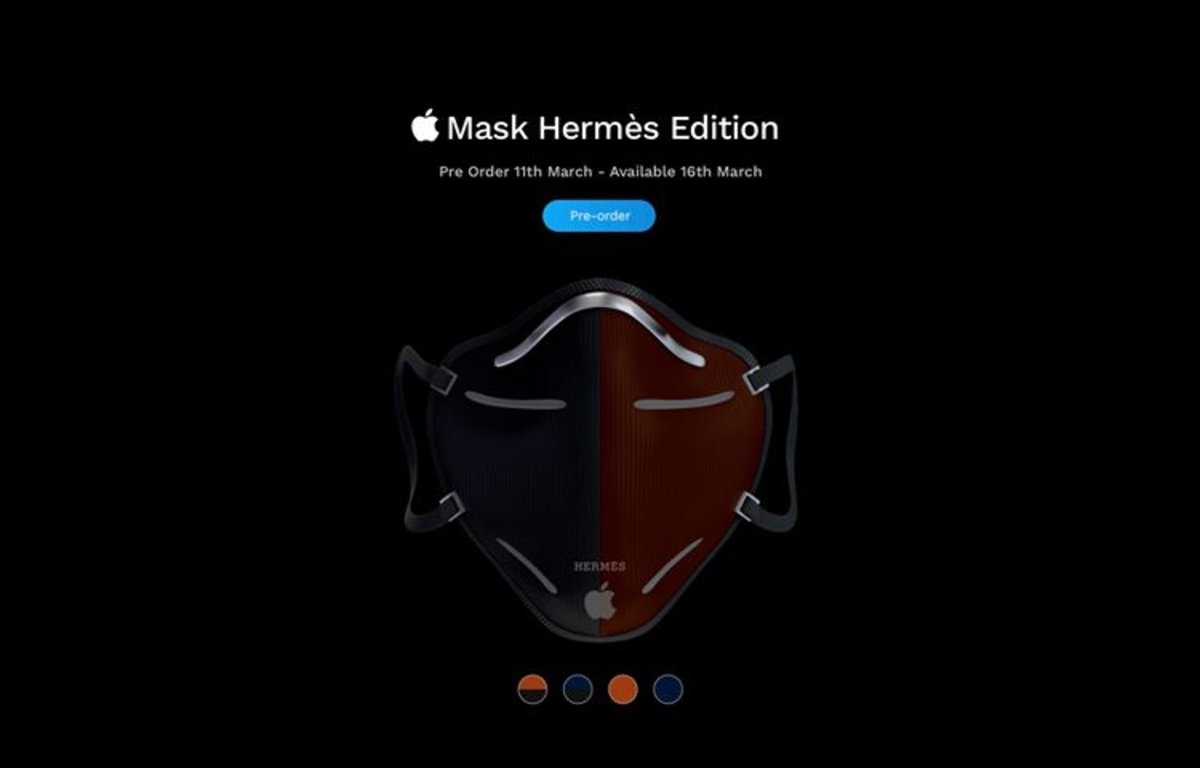 Apple mask contra coronavirus