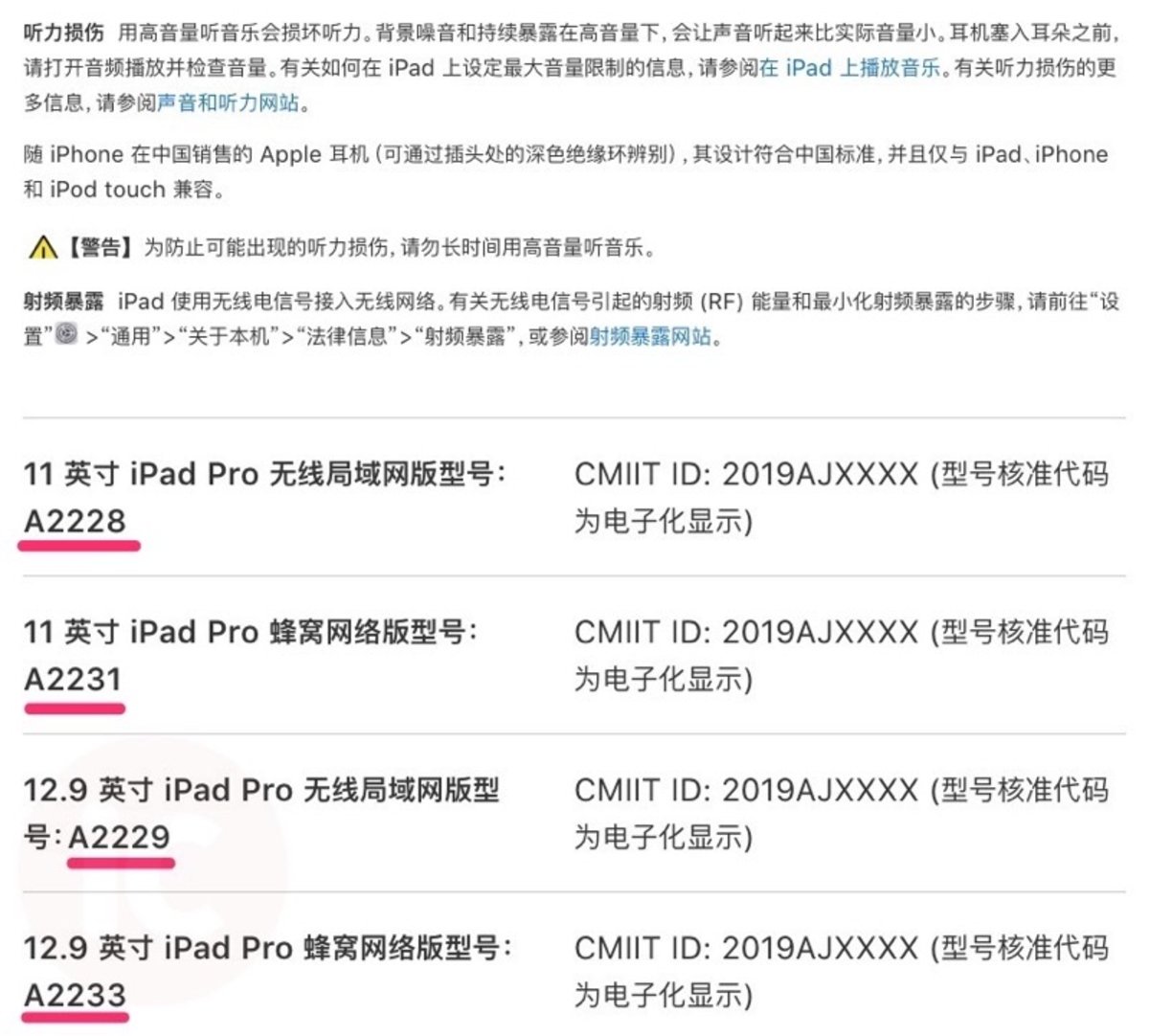Nuevos iPad Pro China