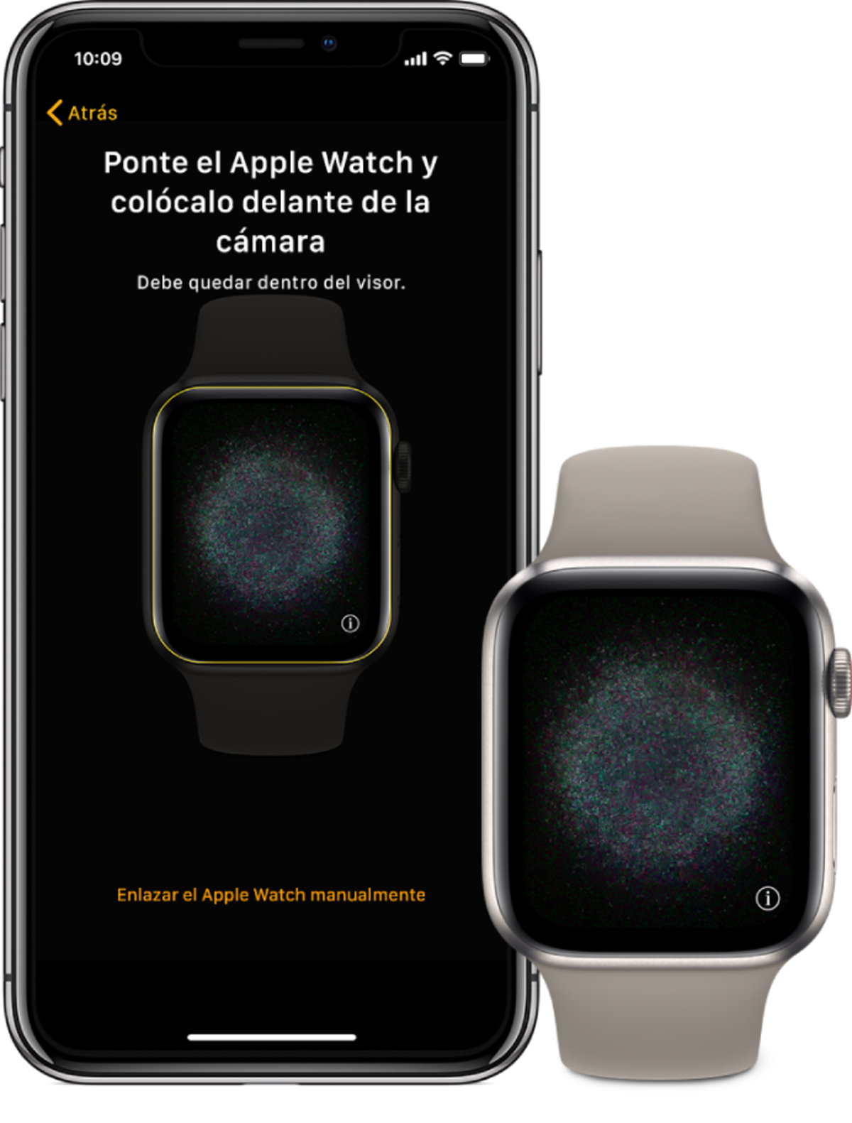 Enlazar Apple Watch iPhone