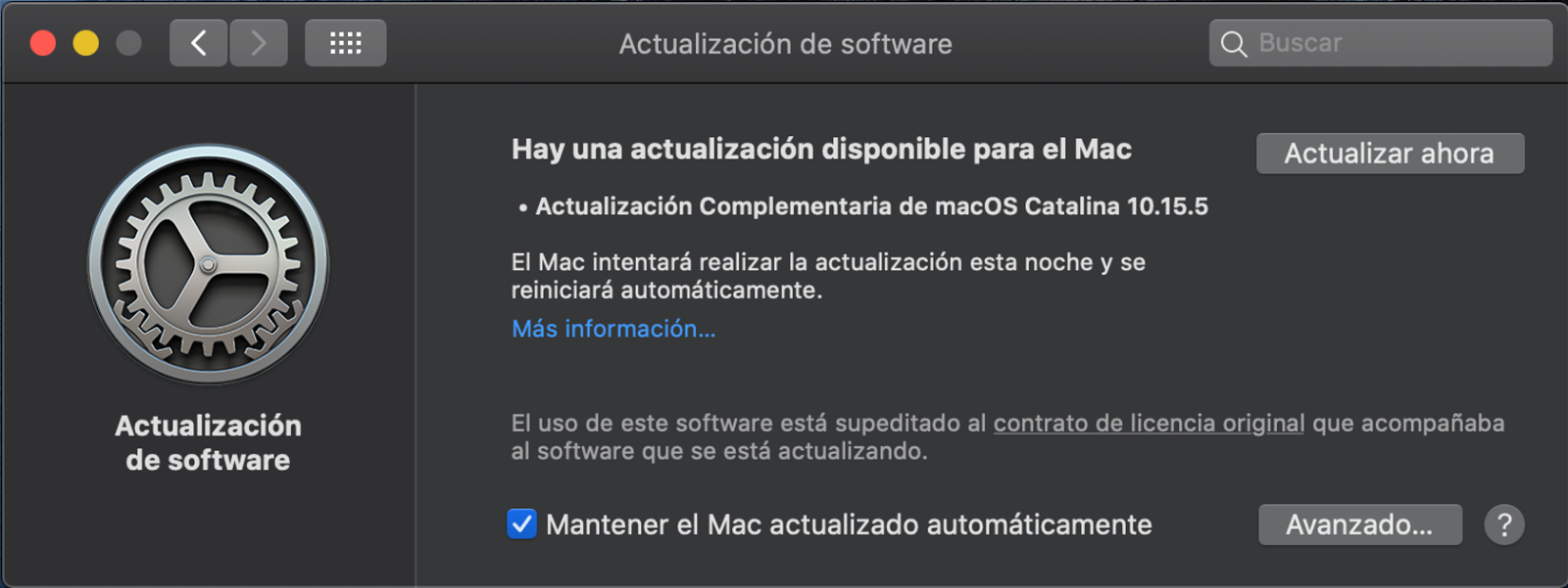 Actualización Macbook