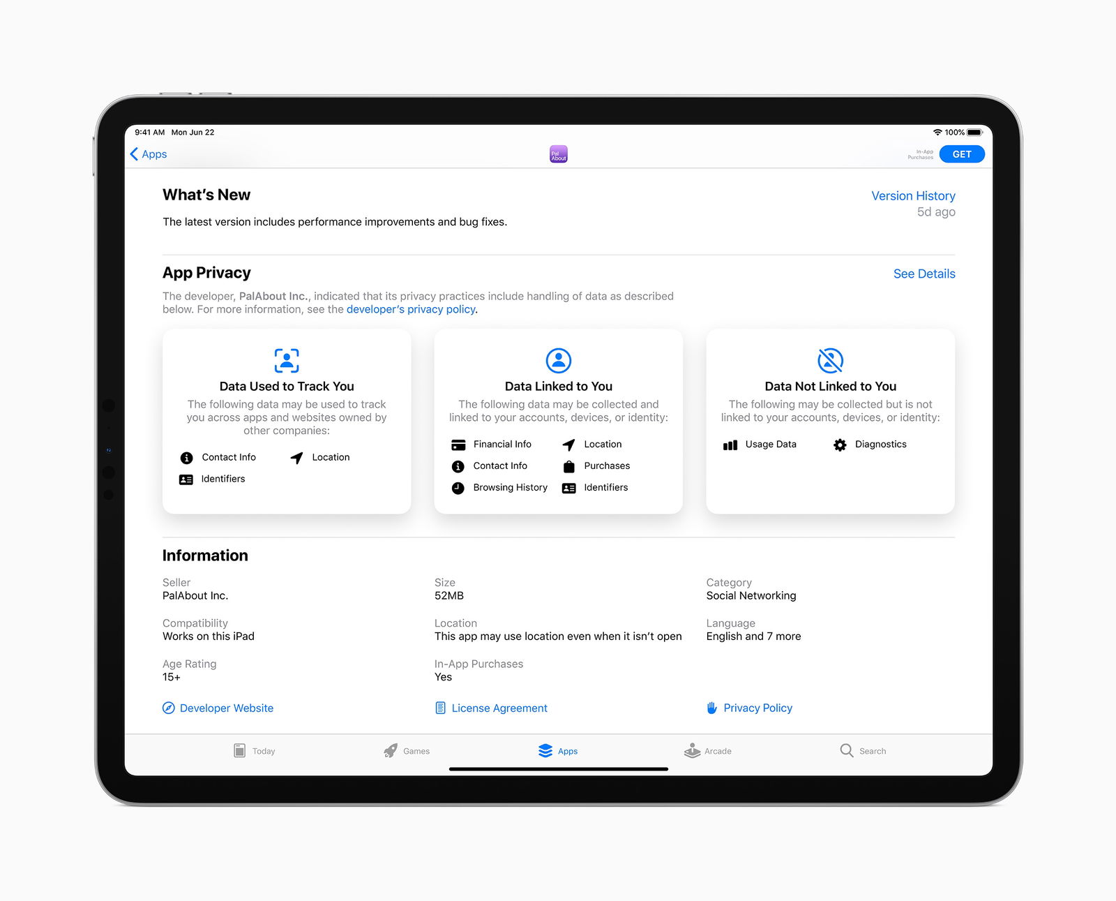 iPadOS 14 transparencia