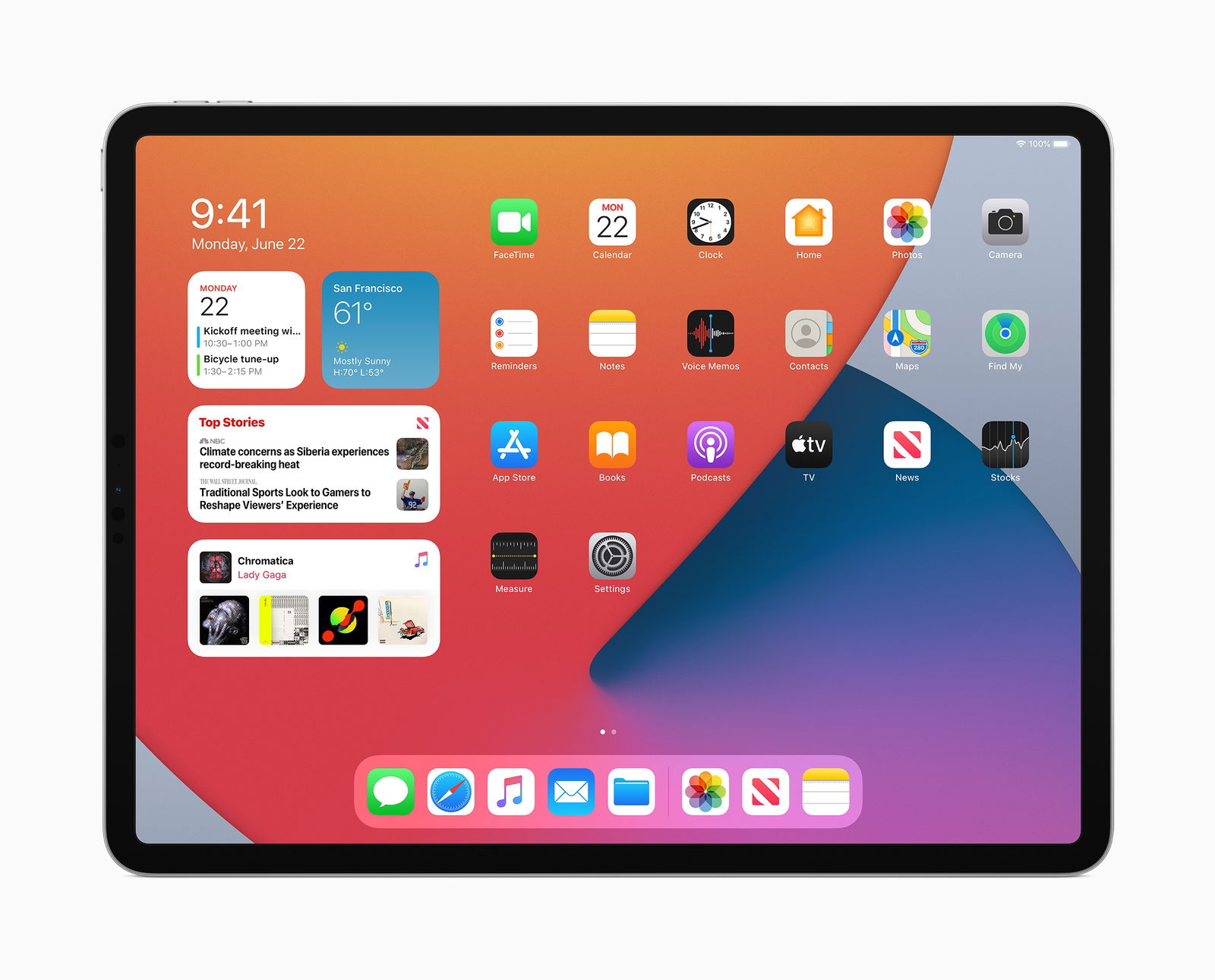 widgets iPadOS 14