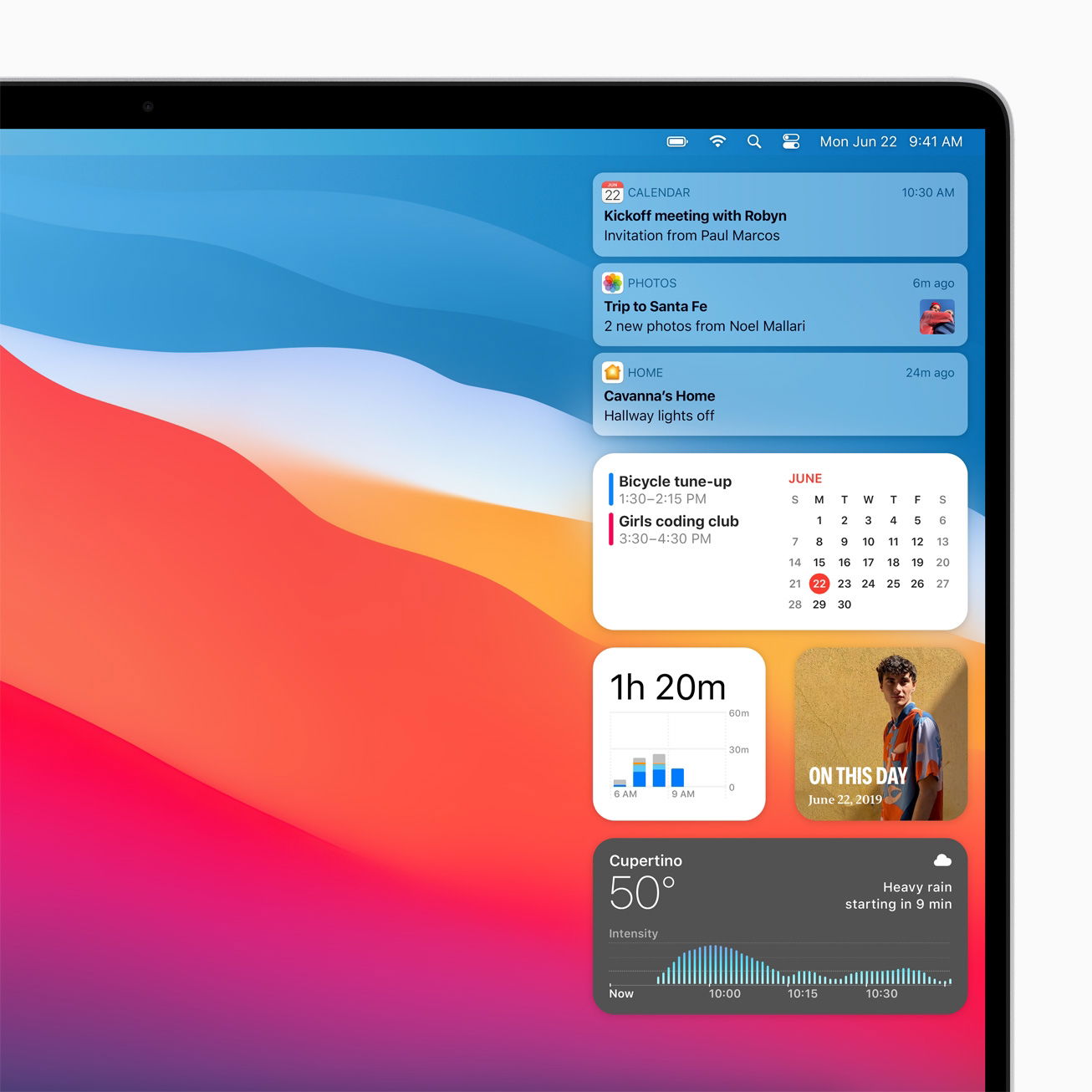 macOS Big Sur Widgets