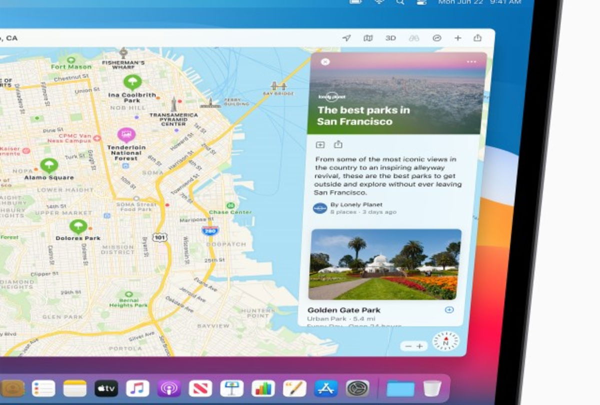 macOS Big Sur Mapas