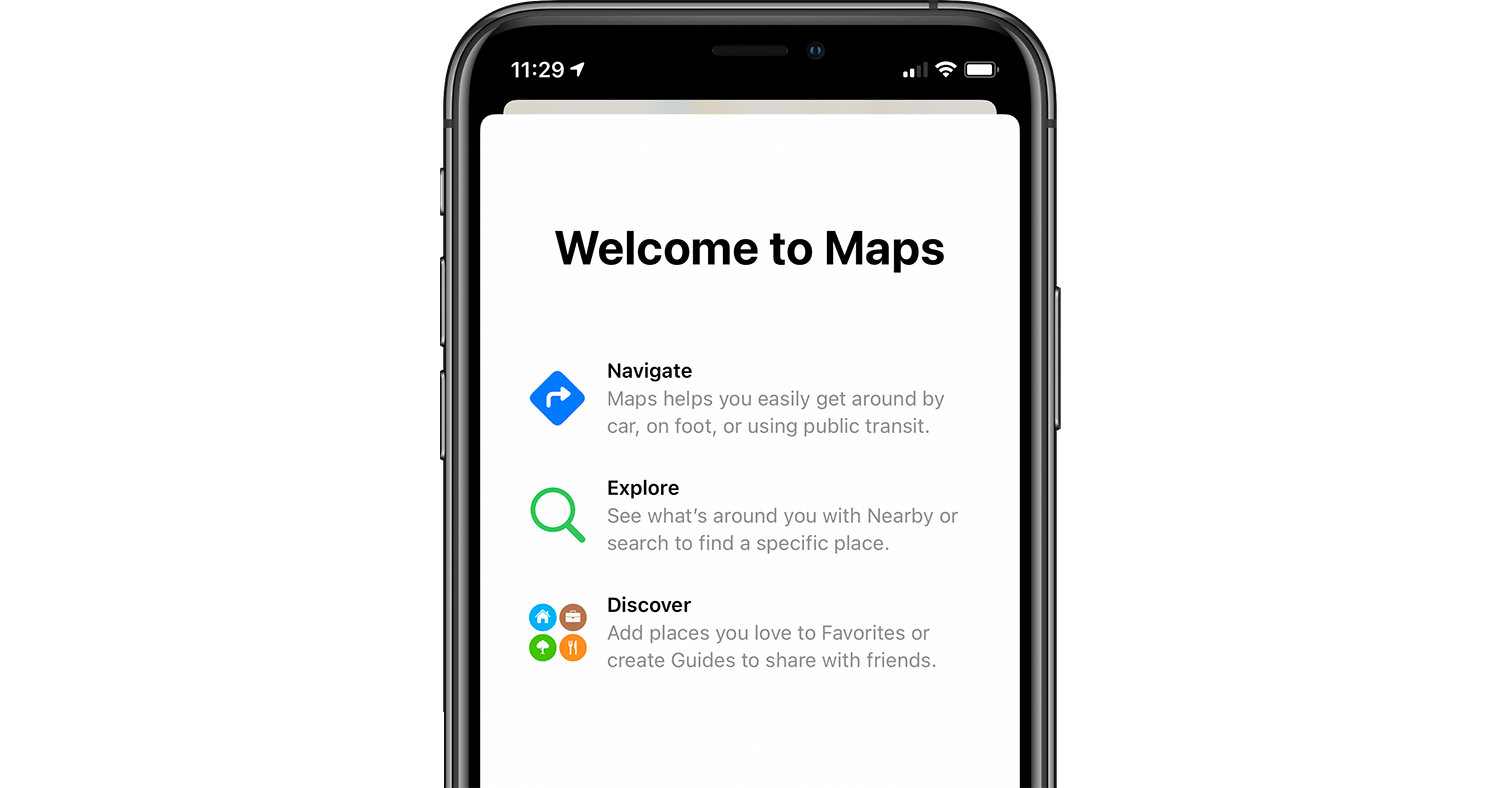 mapas ios 14