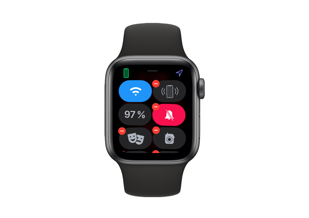 Eliminar centro control Apple Watch