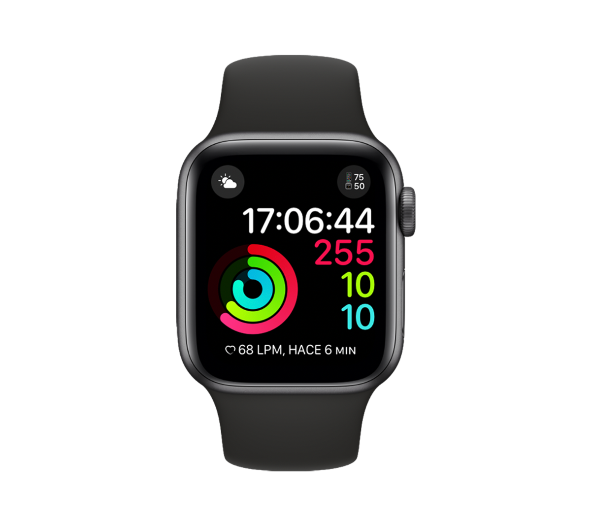 Batería del iPhone en el Apple Watch