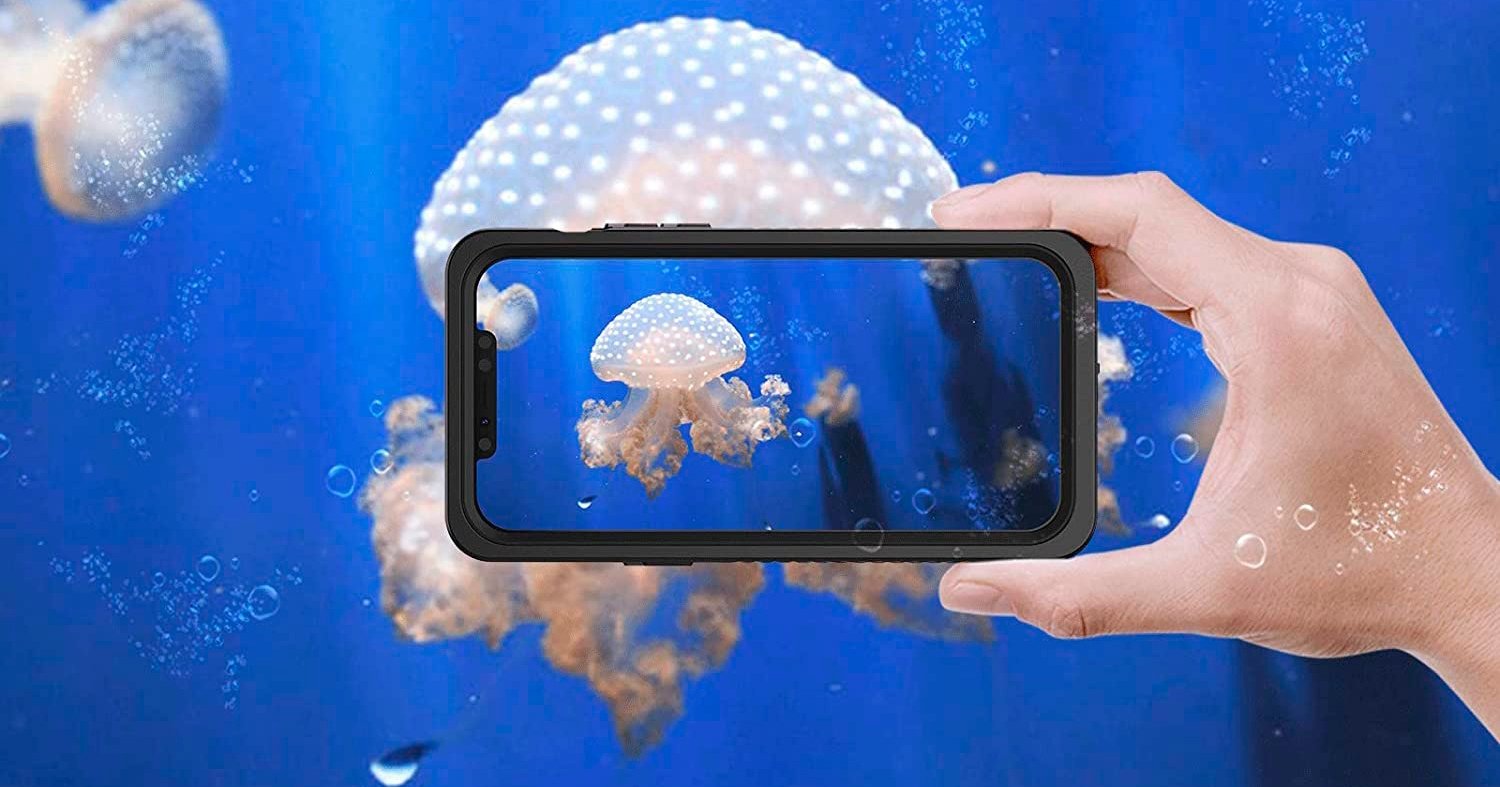 impermeable bajo el agua móvil funda protectora funda Apple iPhone 6 4,7" ^ 