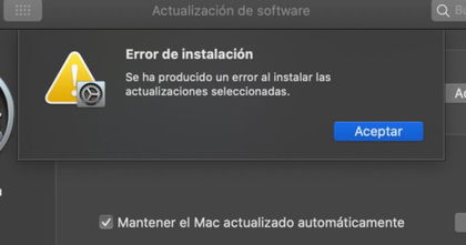 Apple confirma problemas con la instalación de macOS Big Sur Apple confirma problemas con la instalación de macOS Big Sur