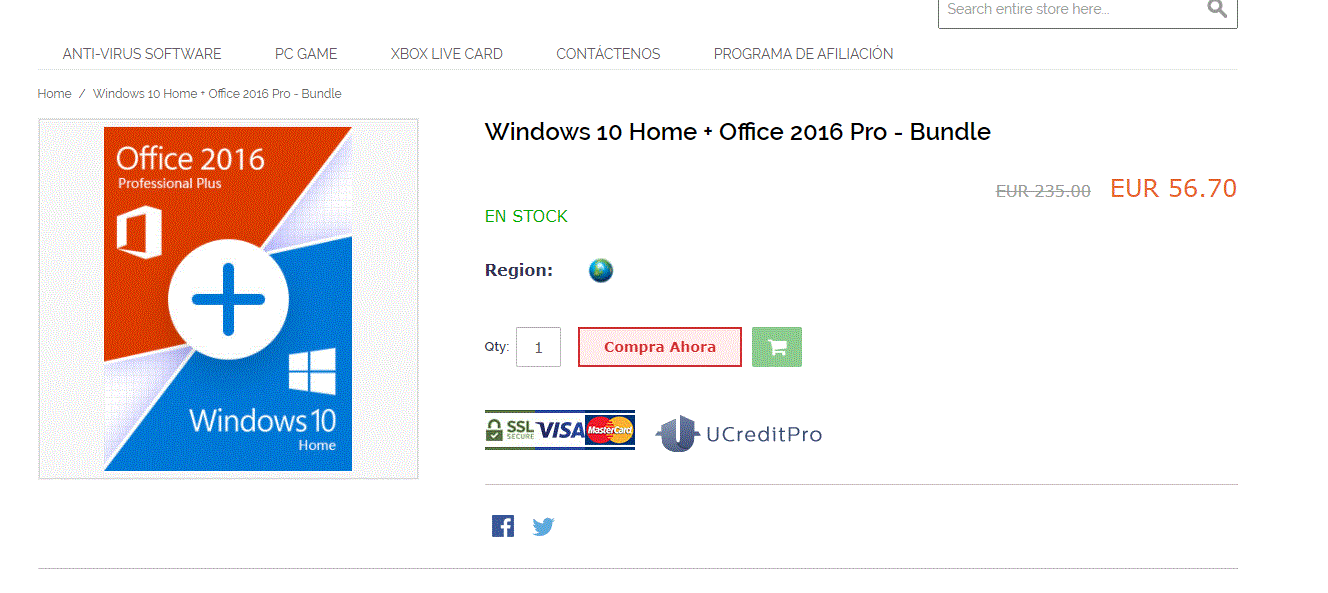 licencias office y Windows