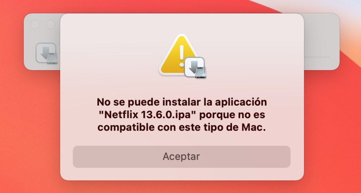 error instalar apps iPhone en mac