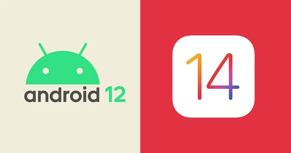 Android-12 vs iOS 14