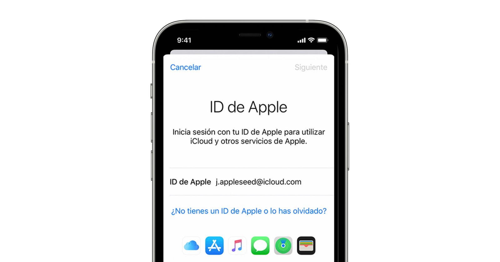 Id de apple en iPhone