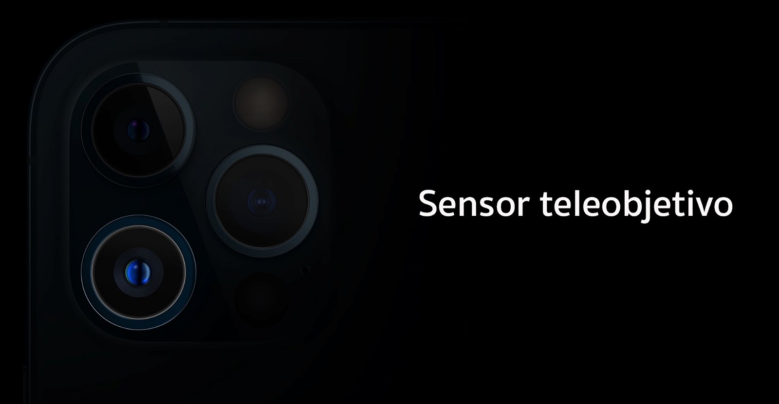 sensor teleobjetivo iPhone 12 Pro