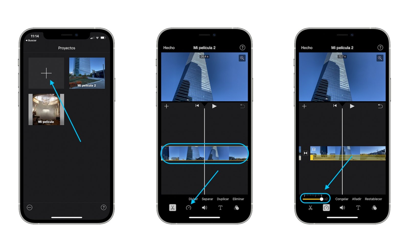 Brújula con tiempo Anguila Cómo poner un vídeo a cámara rápida en el iPhone