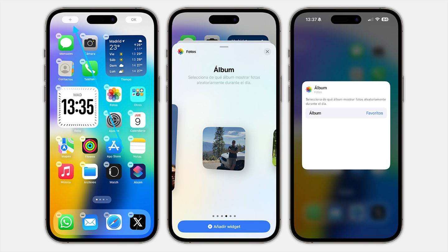 Capturas de pantalla del iPhone