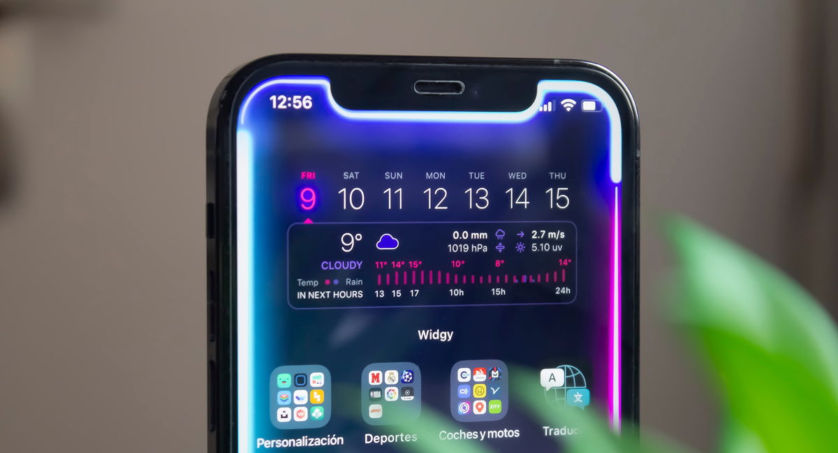 El widget neon del tiempo que tienes que usar en tu iPhone