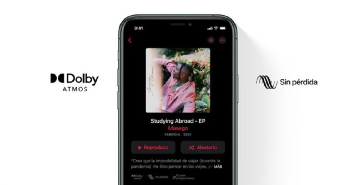 Apple Music Dolby Atmos sin pérdida