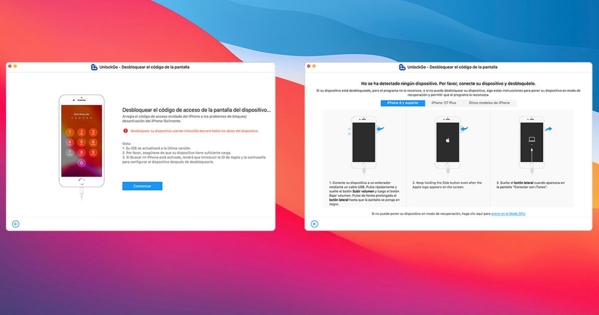 Desbloquear el código de acceso del iPhone