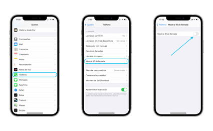 Cómo llamar con número oculto desde el iPhone