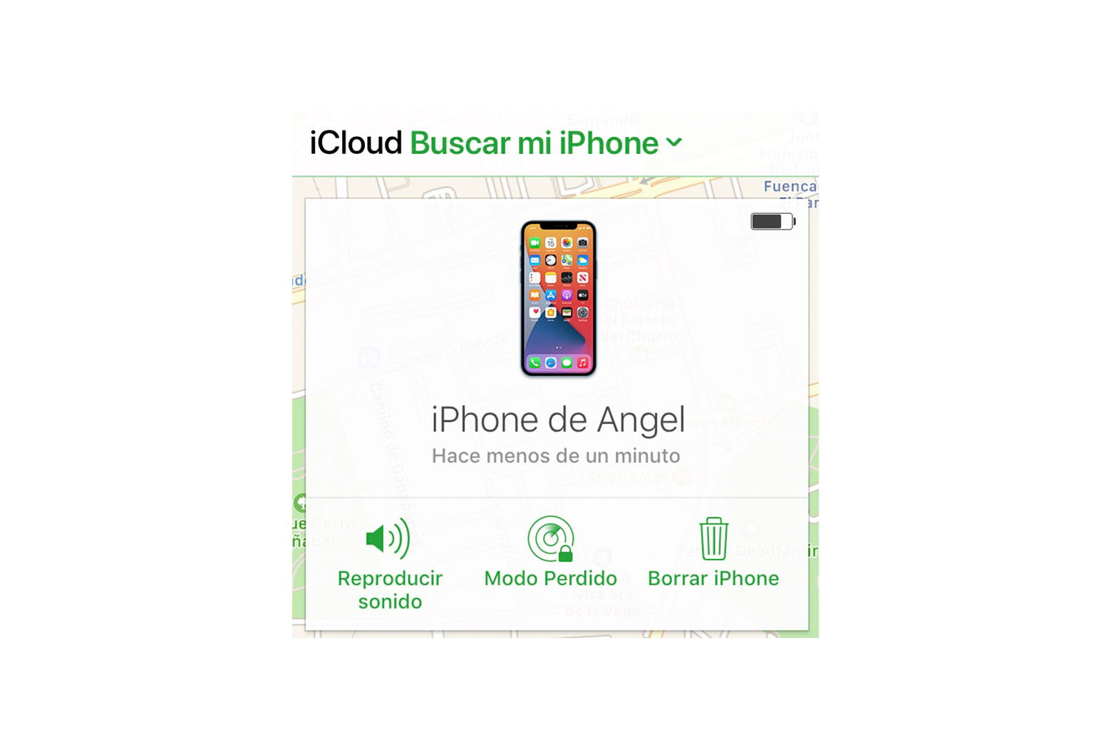 borrar iPhone icloud