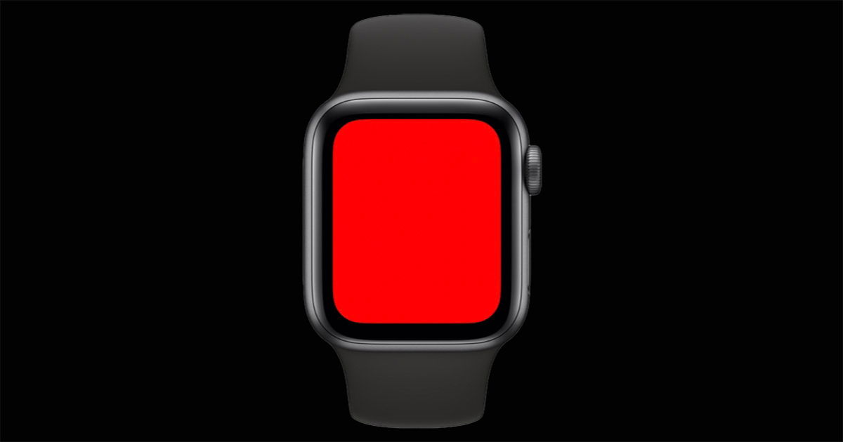 The Apple Watch flashlight has a red color option, do you know why