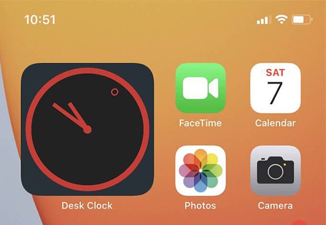 Clock widget Custom clock app