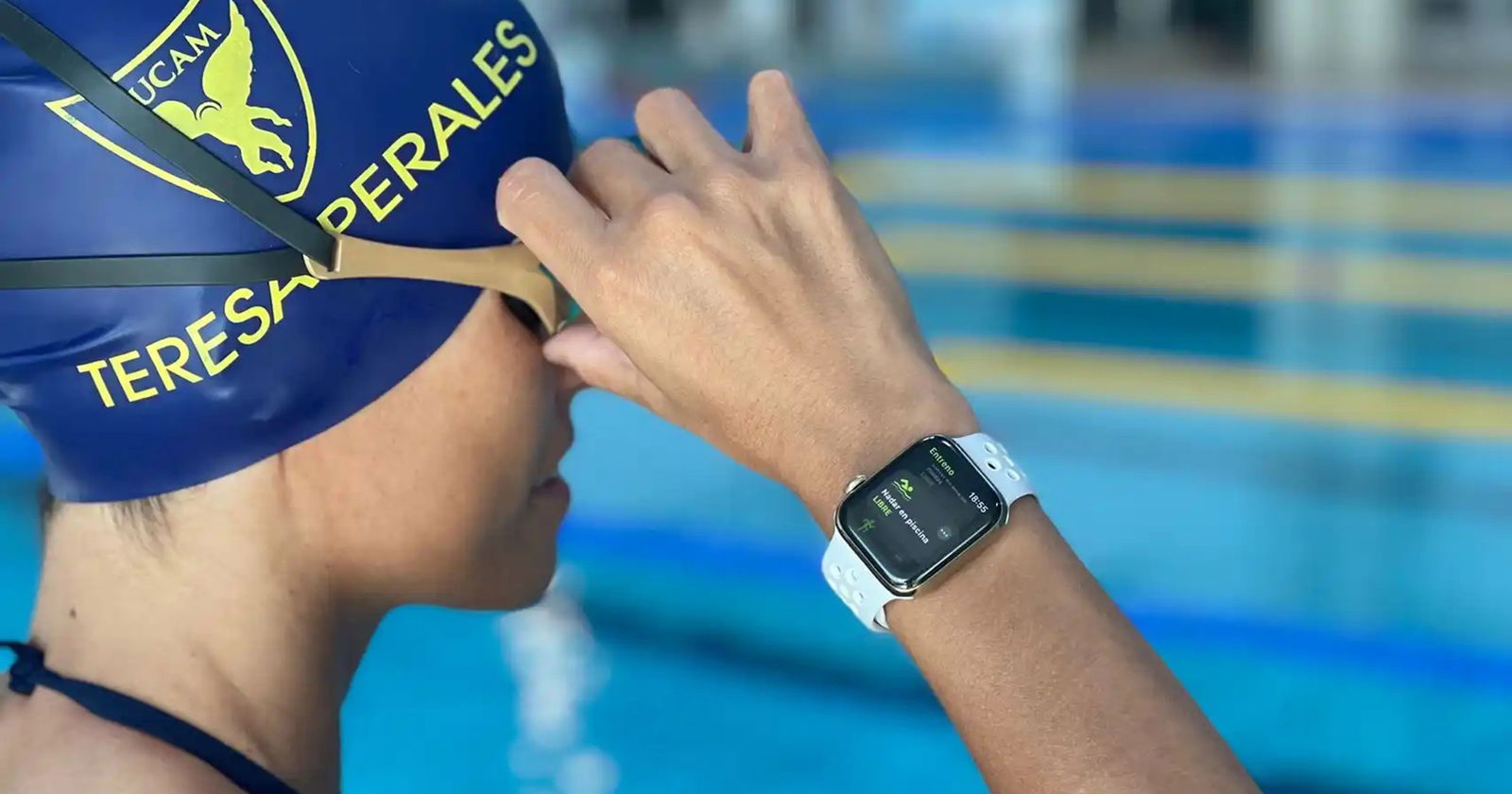 Teresa Perales y Apple Watch