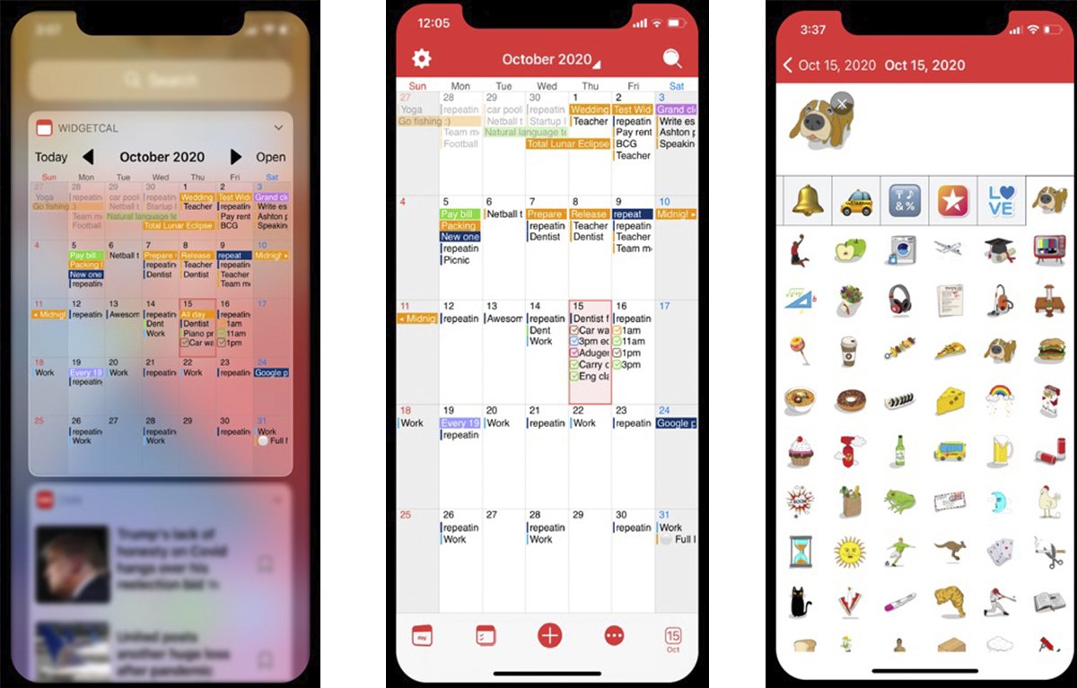 9 widgets de calendario para tu iPhone que son geniales