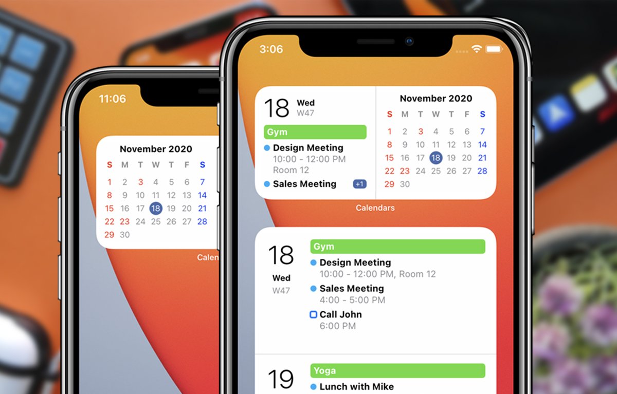 Widgets de calendario para tu iPhone que son geniales