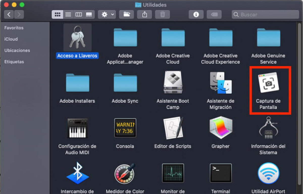 Capturar Pantalla en Mac