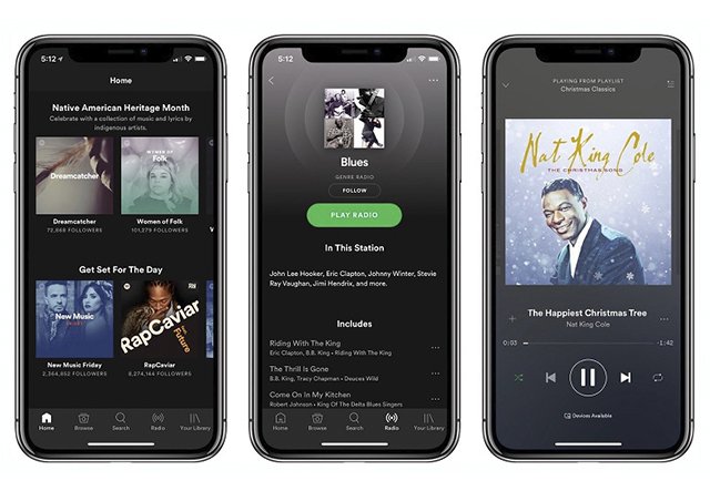 Spotify es una de las mejores aplicaciones para descargar musica con el iphone