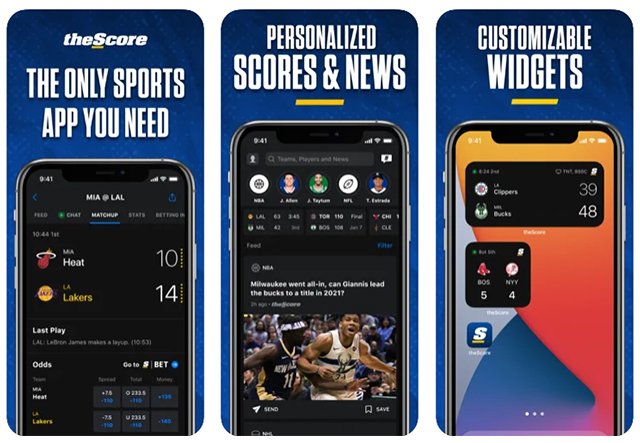theScore Live Sports Scores, News, Stats & Videos