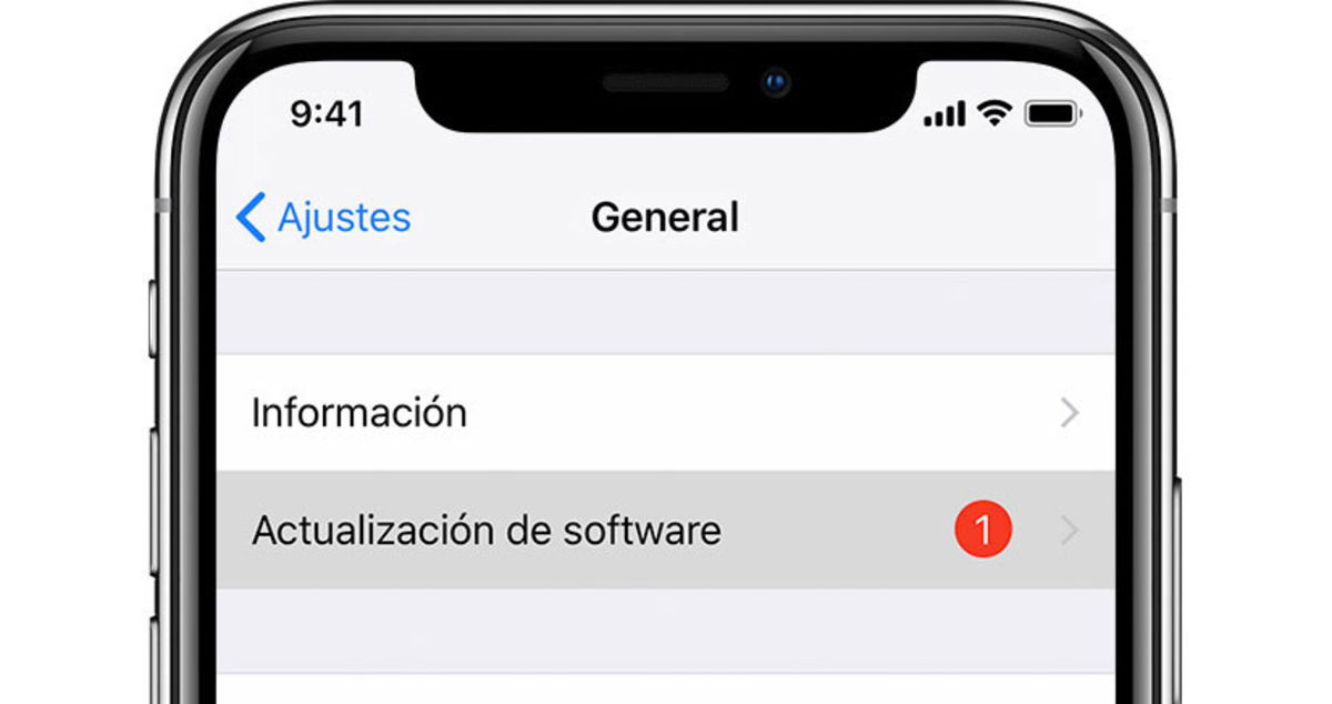 actualizacion de iOS