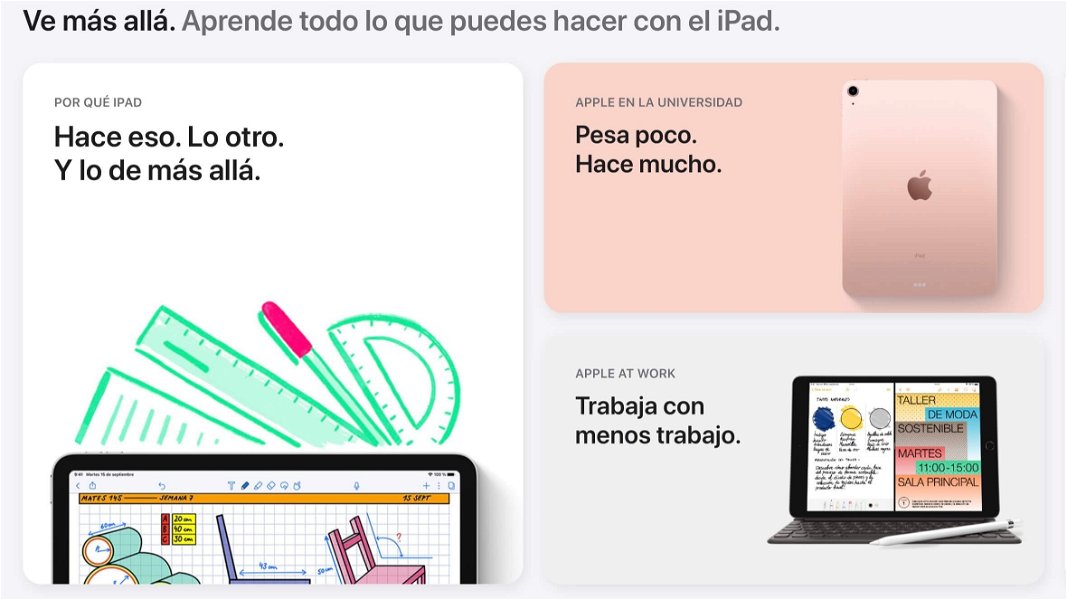Nuevo Apple Store Online: comprar un iPad
