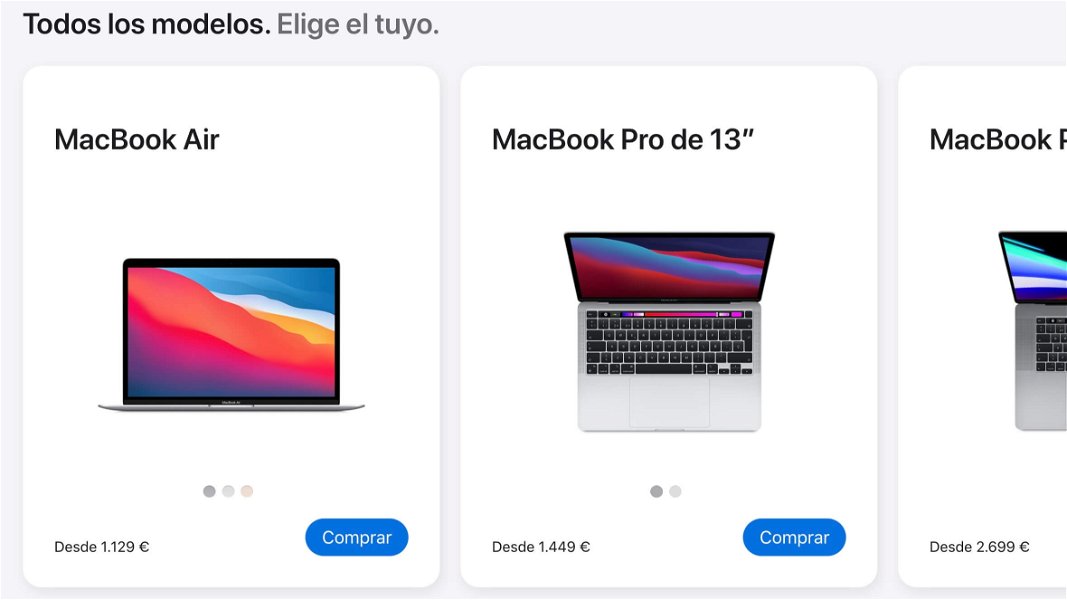 Nuevo Apple Store Online: comprar un Mac