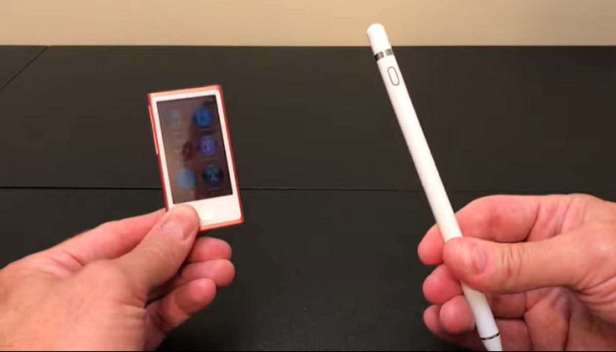 iPod nano y Apple Pencil