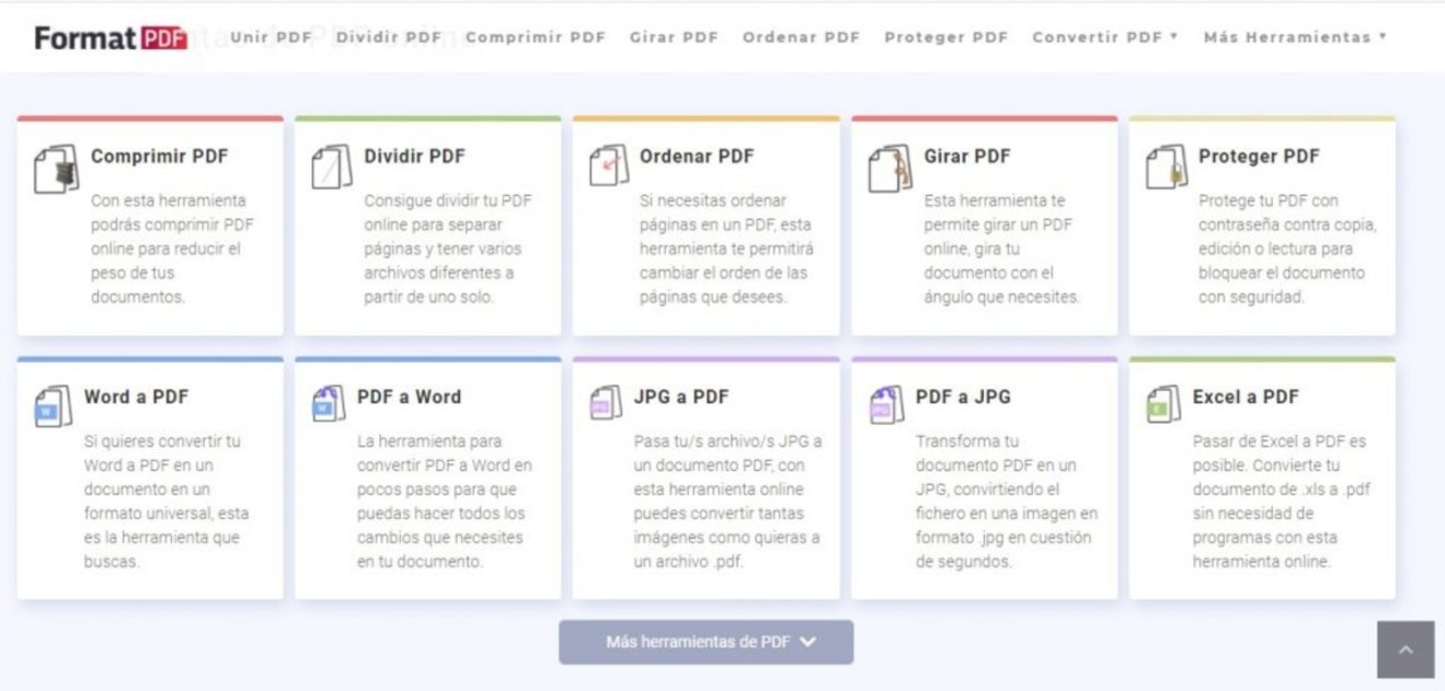 Convierte diferentes archivos a PDF