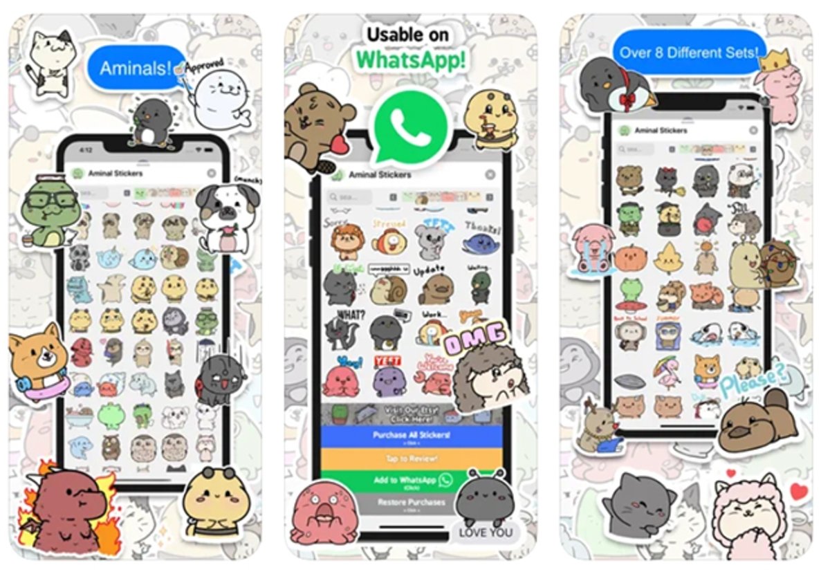 Diseños y estilos de stickers para WhatsApp