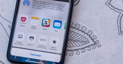 Menú Compartir en iOS: activa las sugerencias de personas para contactar con ellas Menú Compartir en iOS: activa las sugerencias de personas para contactar con ellas