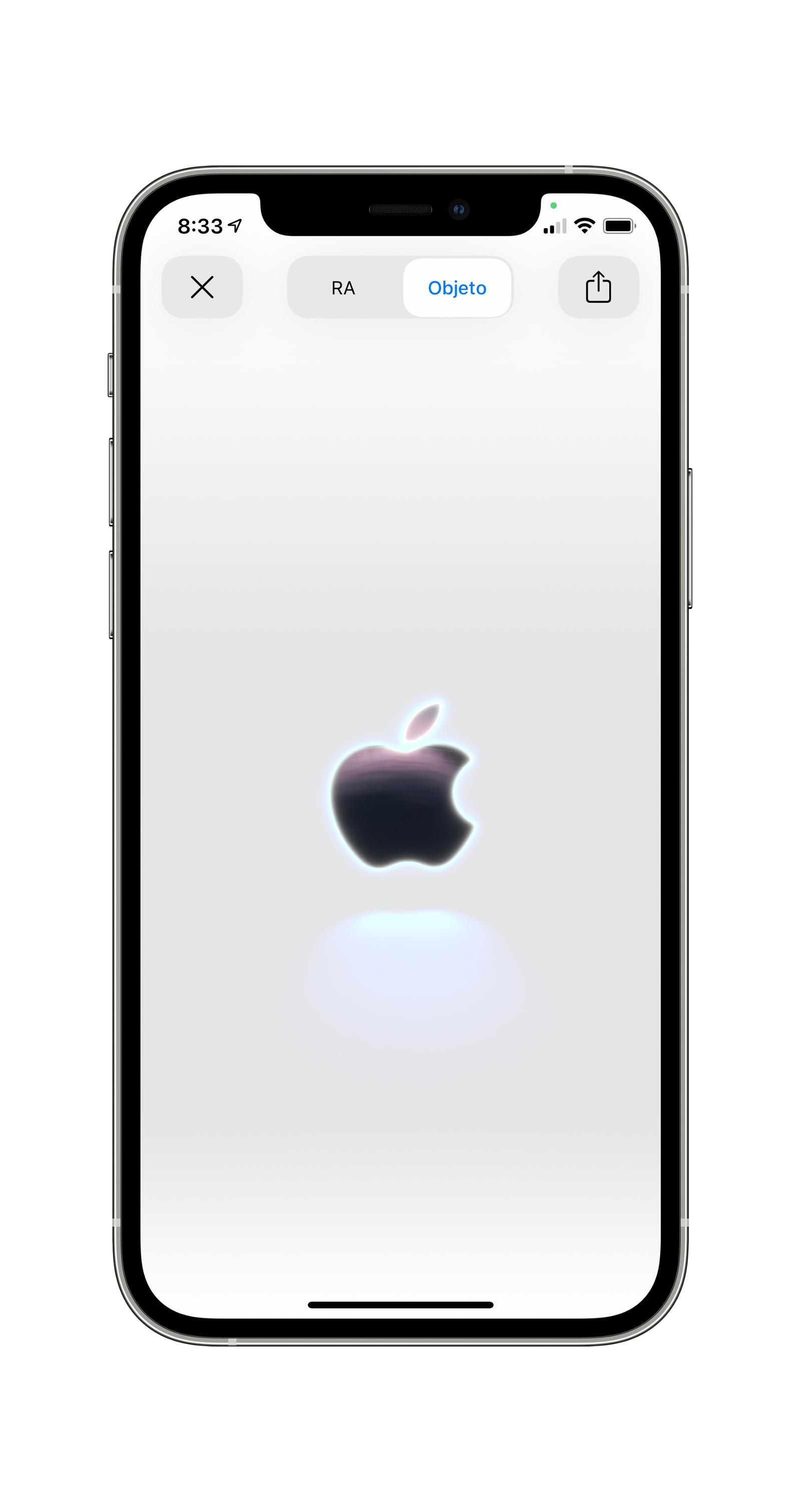 Realidad Aumentada Logo Apple