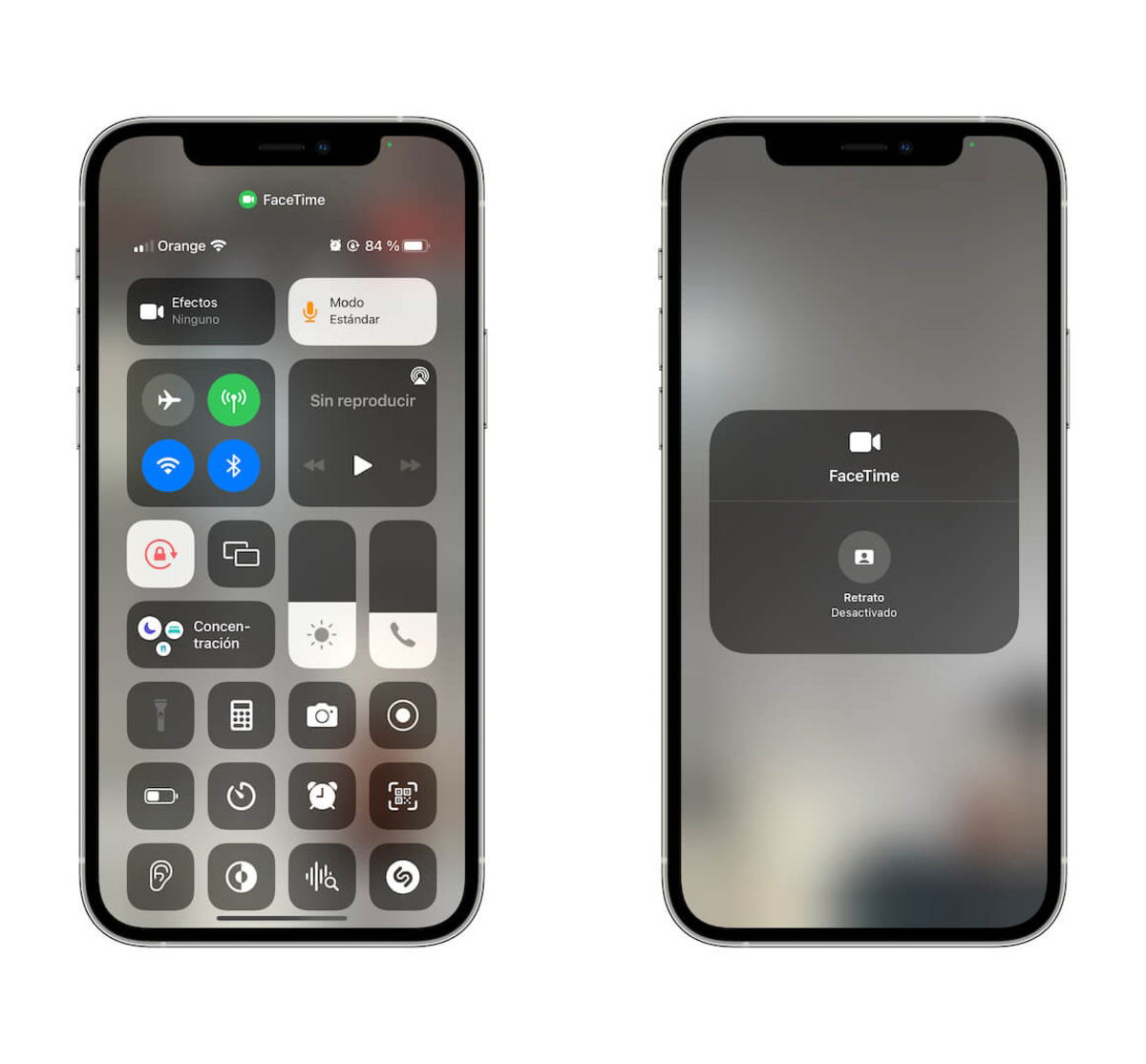 Cómo usar el modo retrato y los controles del micrófono en iOS 15