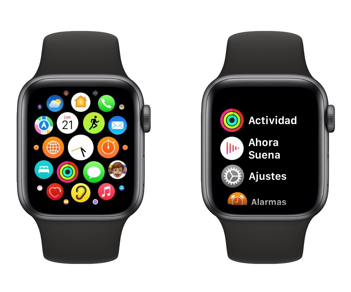 Viewing the Apple Watch List
