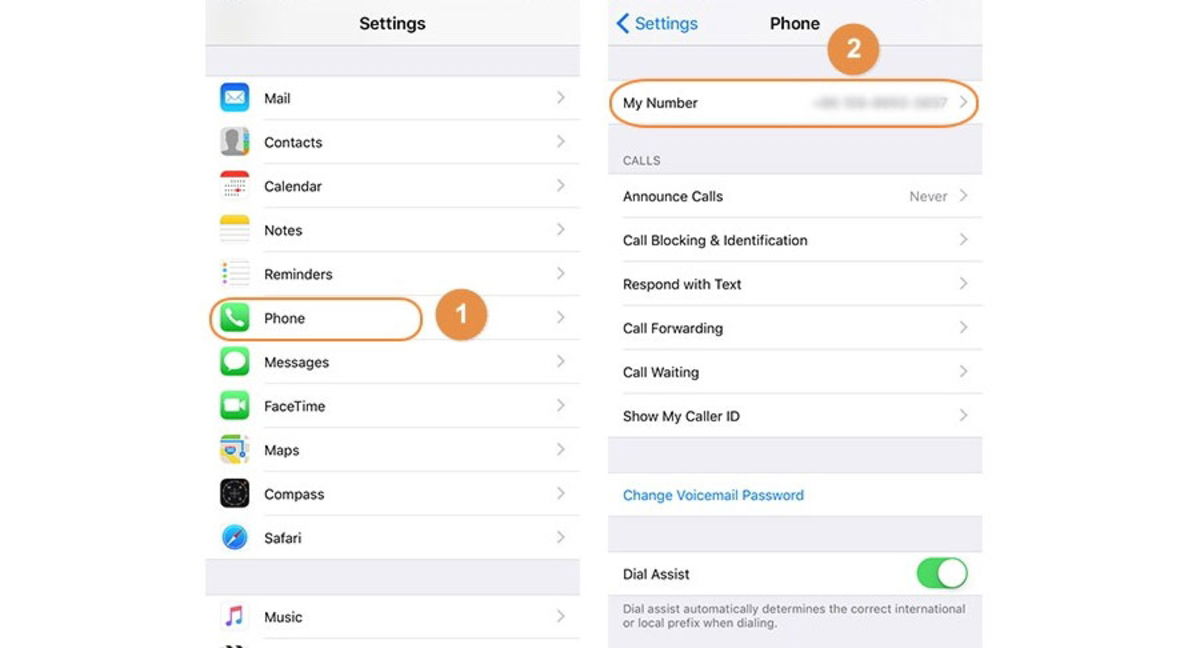 How To Find Phone Number On IPhone Bullfrag