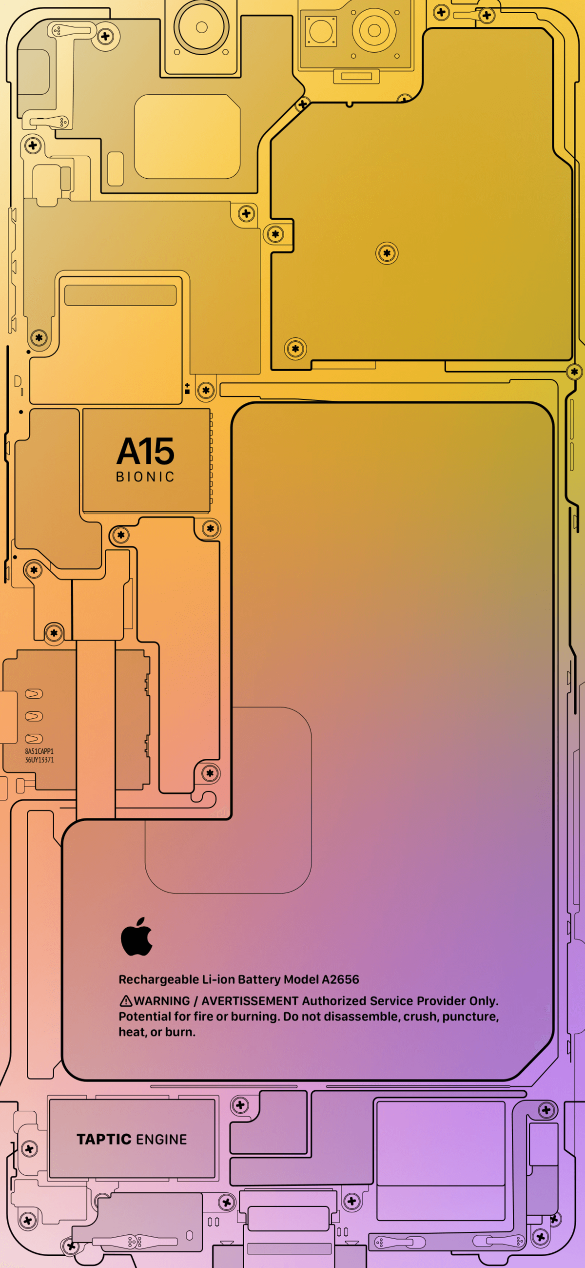 IPhone 13 Diagram Background