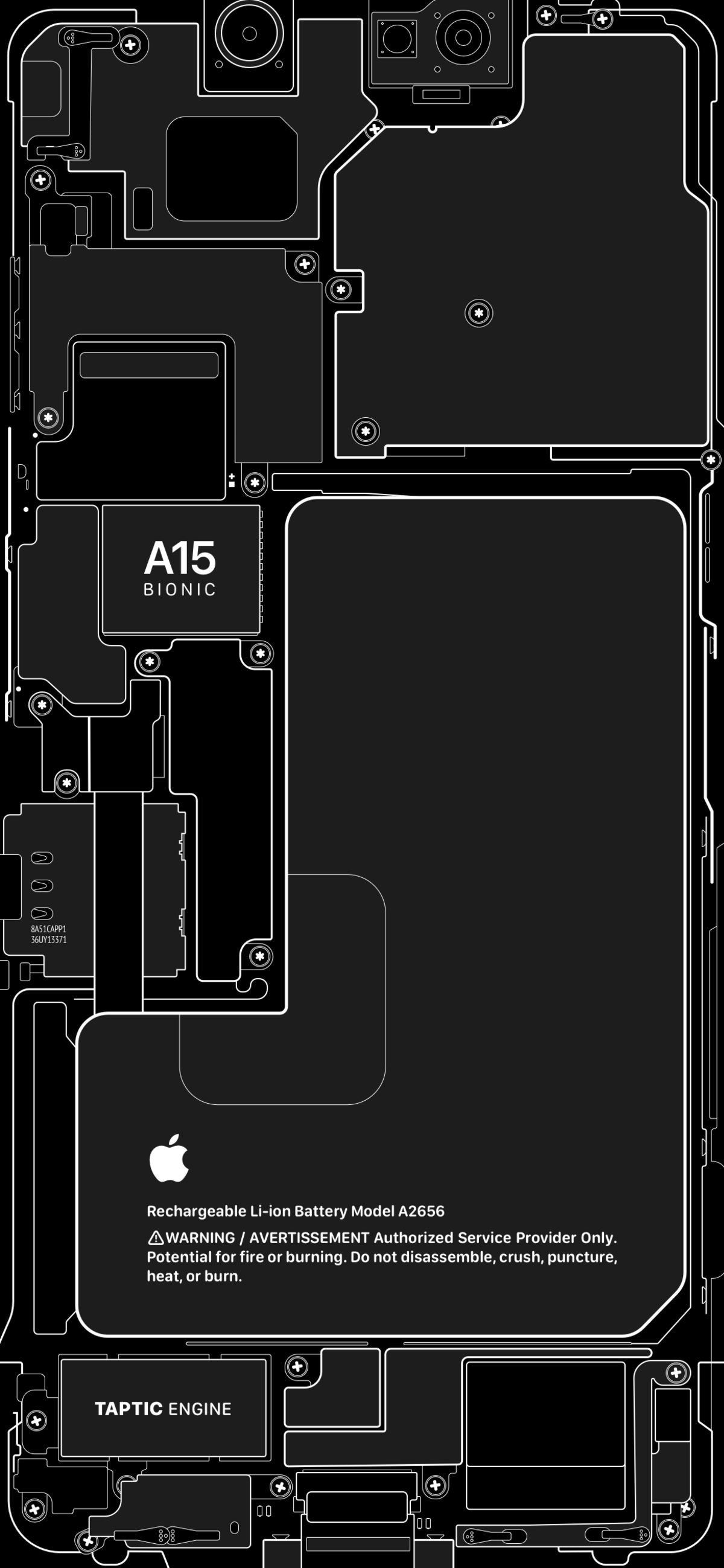 IPhone 13 Diagram Background