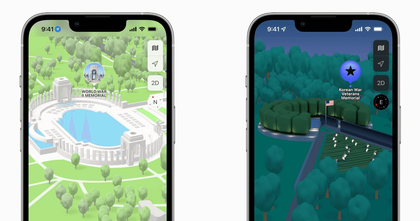 Los nuevos mapas 3D de Apple llegan a Washington Los nuevos mapas 3D de Apple llegan a Washington