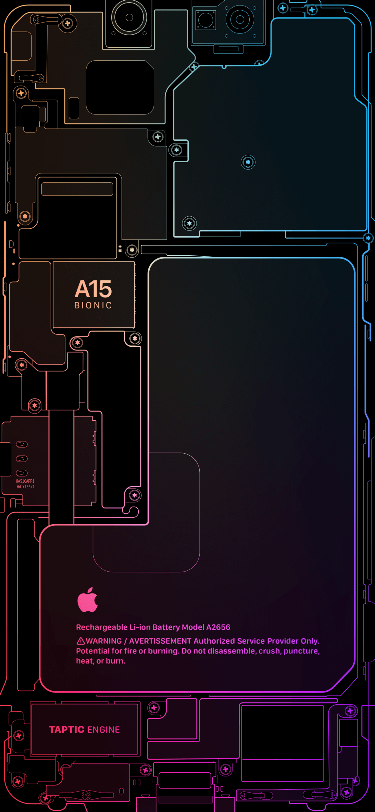 IPhone 13 Diagram Background